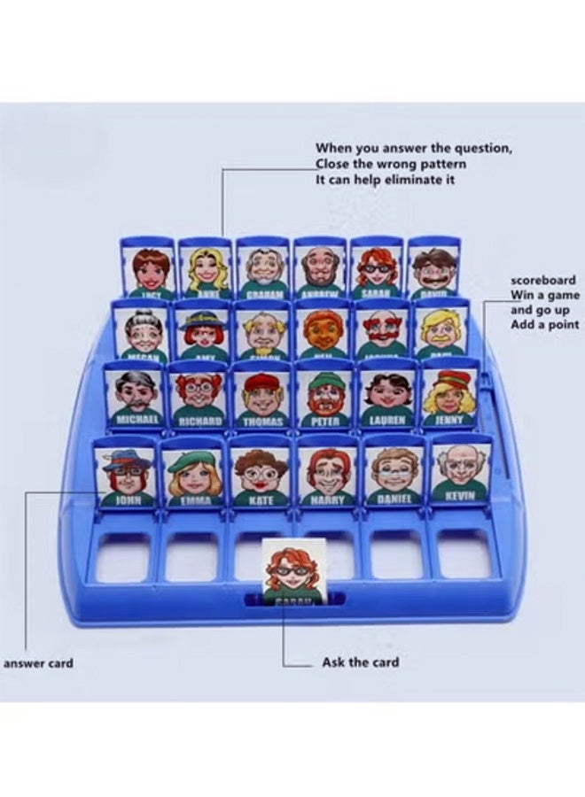 Jamal Gaming Guess Who? Card Game For Kids, 2 Player Guessing Game, Fun Activities, Vacation Travel Essentials, Ages 5+ - Image 2